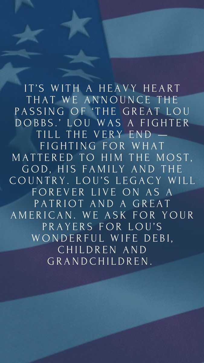 Lou Dobbs (@loudobbs) on Twitter photo 