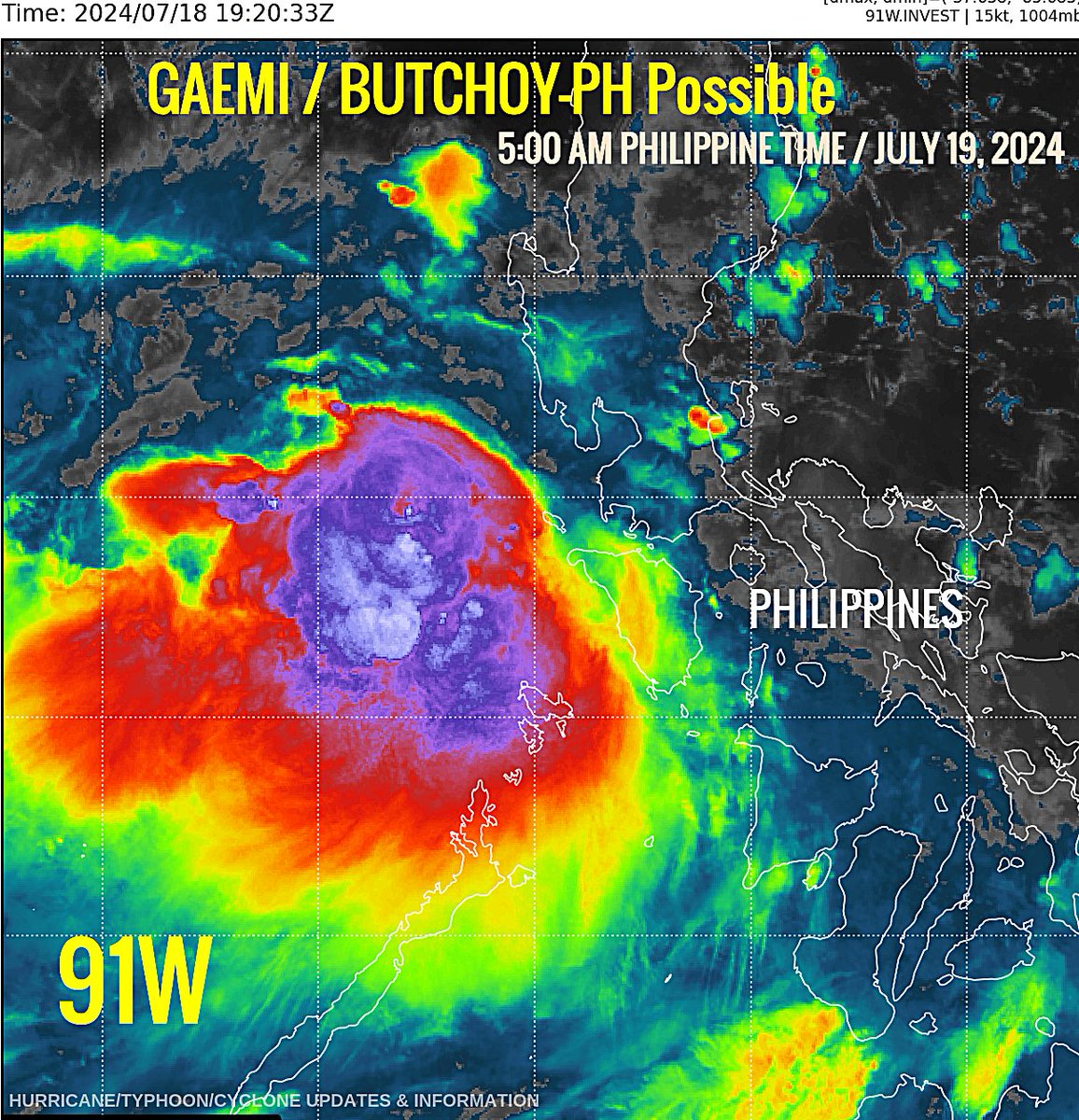 GlobalCyclones's tweet photo. *#WestPacific: #TROPICS
- #PHILIPPINES #LUZON #VISAYAS #MINDANAO #Manila #CHINA #Guangdong #Hainan #HainanIsland
- #Gaemi #ButchoyPH #Butchoy
- #91W #Invest91W
-BLOG/MAPS/SATELLITE:
https://t.co/xgMLH4jFqy https://t.co/vLab8hXCNZ