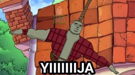 alguien puede explicar esto por favor? Se que es un Bungee Zombie, pero… que es “Yiiiiiija”? Haha lo siento 😆😆