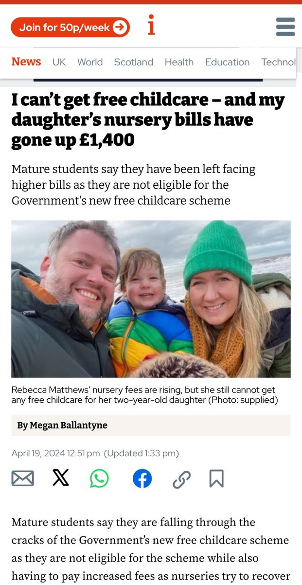 As the Director of <a href="/HEPI_news/">Higher Education Policy Institute</a> told me to #JogOn this eve, I thought I’d highlight the lived experience of #postgrad students like me who have young children yet are EXCLUDED from accessing childcare support 🧵 #StudentChildcareCrisis #HE #ECR #PhDChat #HEPI