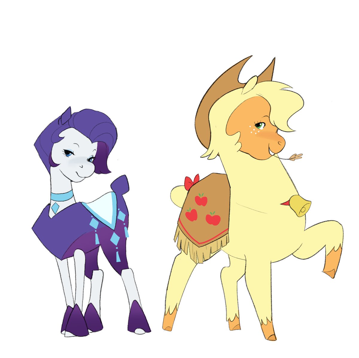 part 3: Rarity and Applejack 🦙