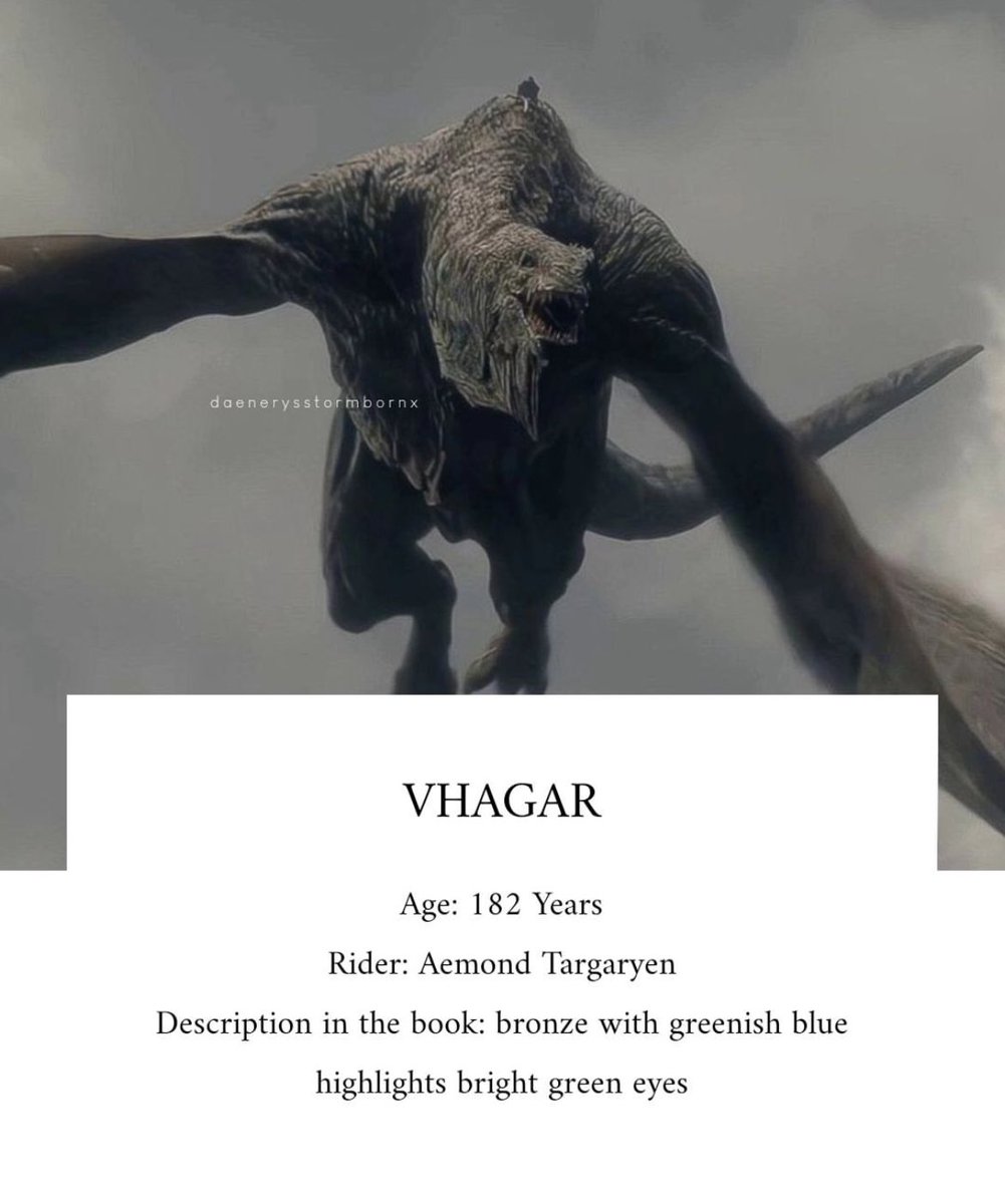 HOTDNewsHBO's tweet photo. Vhagar

Meleys 

Sunfyre 

Caraxes 

#HouseOfTheDragon https://t.co/AtGlPmmYxA