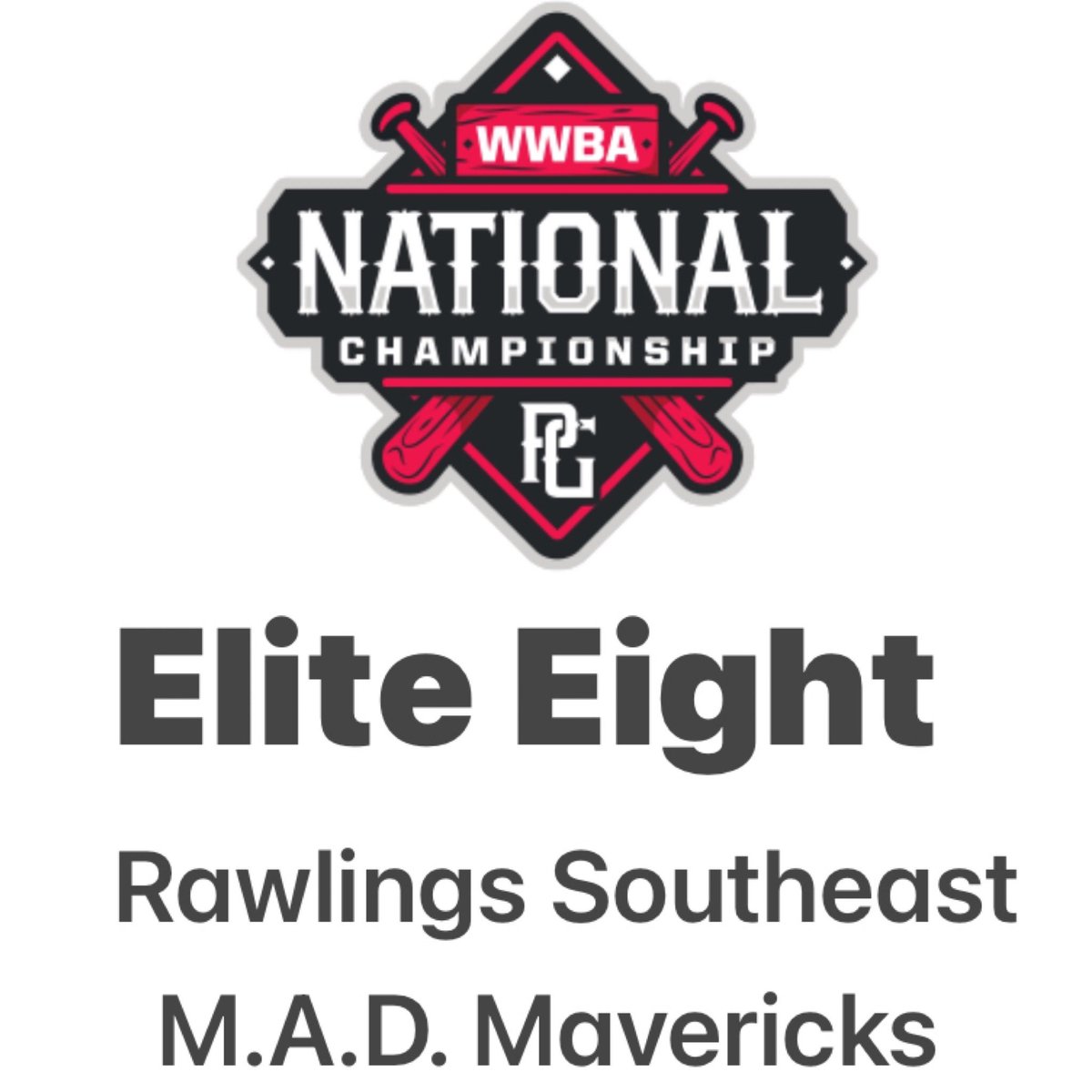 Although we out hit em 6-5, the great run in the 14U WWBA for our boys came to an end in the 4-0 loss to SBA Bolts National.  #braxtonweatherford 2-3 <a href="/Mcclainridler28/">Mcclain Ridler</a> 1-2/2B <a href="/_RyanDuty/">Ryan Duty</a> 1-1 #wrightmartin 4IP/4H/1ER.  You made us proud boys! #elite8 #rawlingsboys