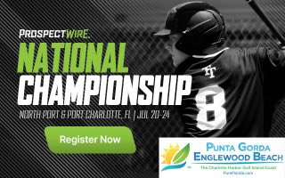Brett Andrzejewski (@brettski42) on Twitter photo The <a href="/ProspectWire/">Prospect Wire</a> National Championships will have over 70 teams head to Southwest Florida at the beautiful Spring Training homes of the <a href="/Braves/">Atlanta Braves</a> & <a href="/RaysBaseball/">Tampa Bay Rays</a>!
Read our event preview which includes our Players & Teams to watch!
🔗: play.prospectwire.com/p/prospect-wir… The <a href="/ProspectWire/">Prospect Wire</a> National Championships will have over 70 teams head to Southwest Florida at the beautiful Spring Training homes of the <a href="/Braves/">Atlanta Braves</a> & <a href="/RaysBaseball/">Tampa Bay Rays</a>!
Read our event preview which includes our Players & Teams to watch!
🔗: play.prospectwire.com/p/prospect-wir…