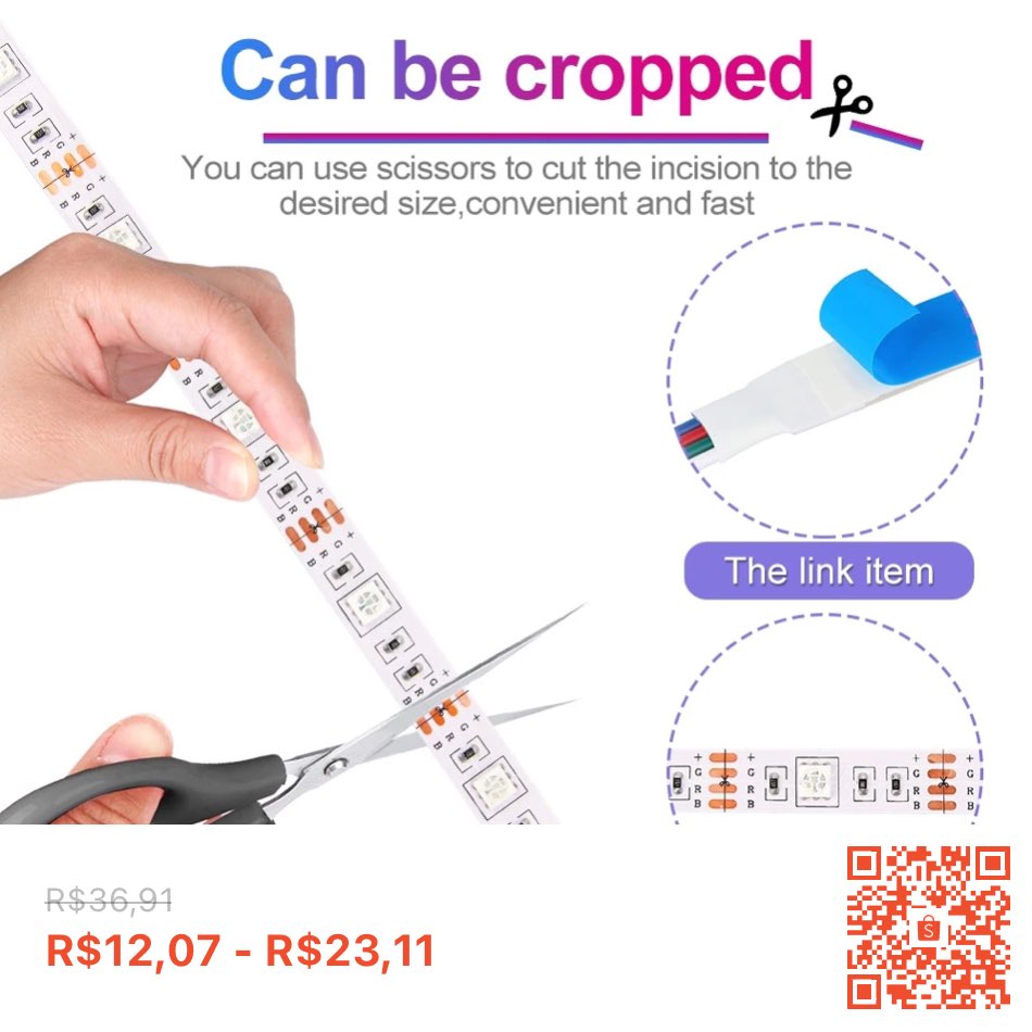 Precosbaixoss's tweet photo. Dê uma olhada em Luzes De Led Usb Strip 5050 RGB 16Colours Mudança De Luz Remoto Quente Para Sala De Estar TV Cozinha De Bricolage Decorada Natal Do Quarto Água Ao Ar Livre por R$12,07 - R$23,11. Compre na Shopee agora! https://t.co/MzDjka3xne https://t.co/Hp7jrzF8wF