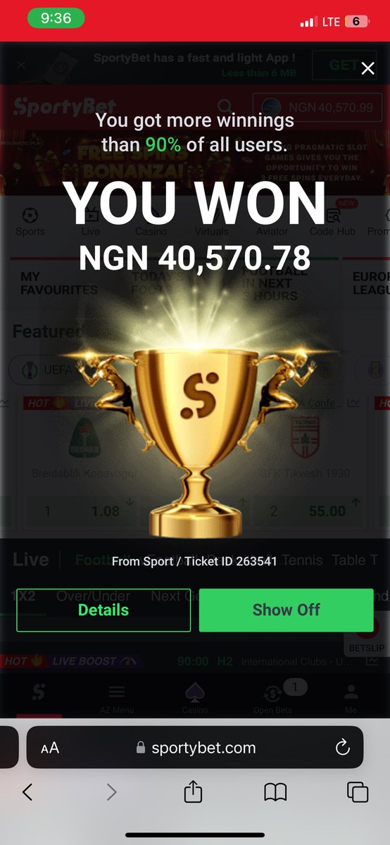 Daniel49813926's tweet photo. @Id_dannie I edited it and won played with small 1k and won 40k https://t.co/8Gwdfkkjpl