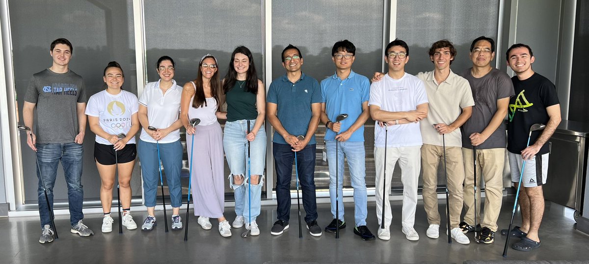 guptalabunc's tweet photo. So lucky to have such a great lab team to swing for the fences with! #labfun #topgolf @UNC_Lineberger https://t.co/Kdkn7TIKYl