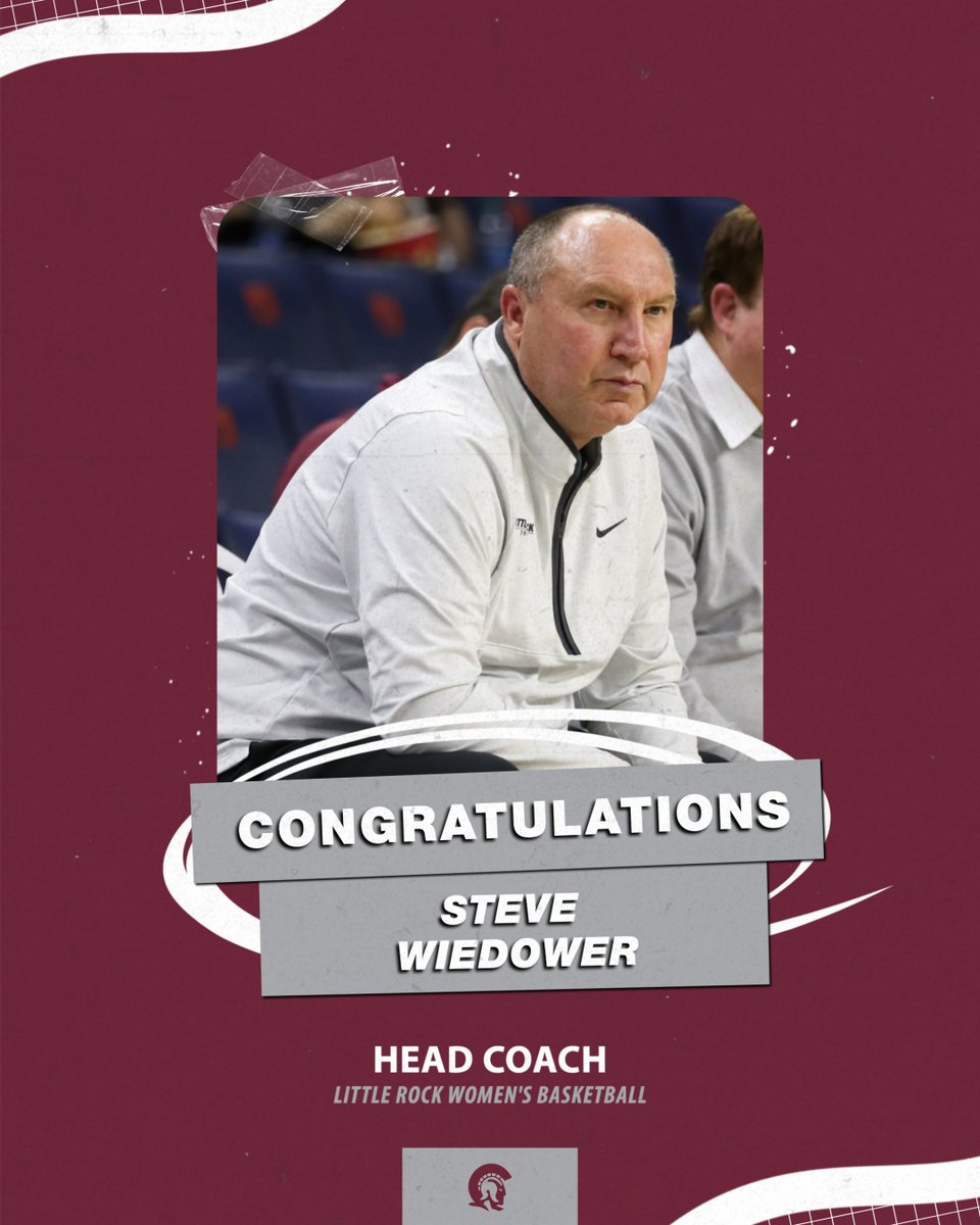 💪 𝙏𝘼𝙆𝙄𝙉𝙂 𝙏𝙃𝙀 𝙍𝙀𝙄𝙂𝙉𝙎.

Congratulations, Coach Wiedower!! 

#LittleRocksTeam | #NoBrakes