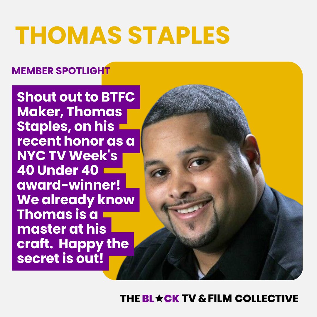 🔥 Meet our BTFC Filmmaker of the Month, Thomas Staples! Thomas is killing it at Cheddar News as Master Control Operator. From award-winning directing and producing to video engineering, his skills are unmatched. Congratulations!! 🎬✨ #BTFC #FilmmakerOfTheMonth #ThomasStaples