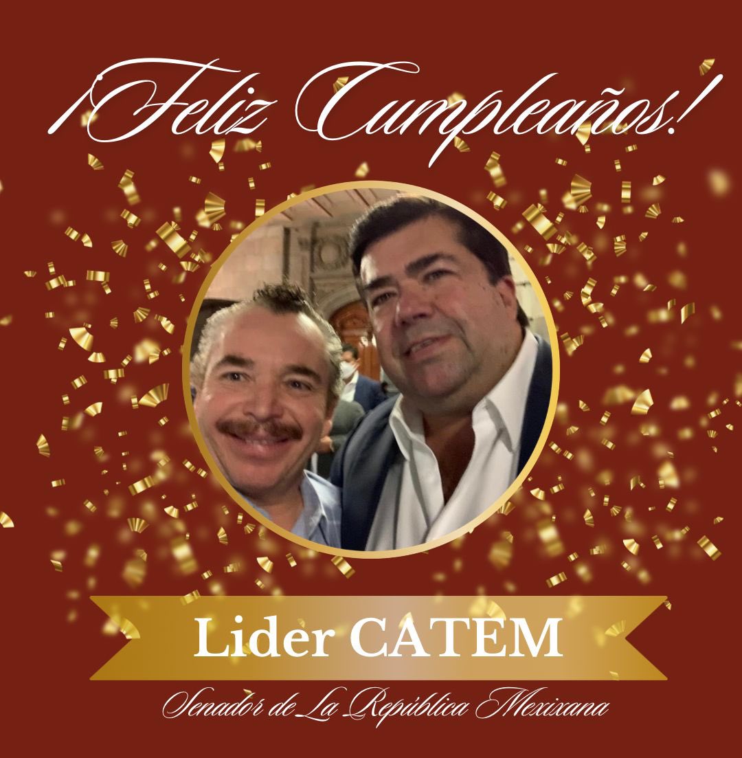 Abrazo fraterno maestro un año más de éxito. Agradecido con su amistad <a href="/PedrohacesO/">Pedro Haces</a> 🎉