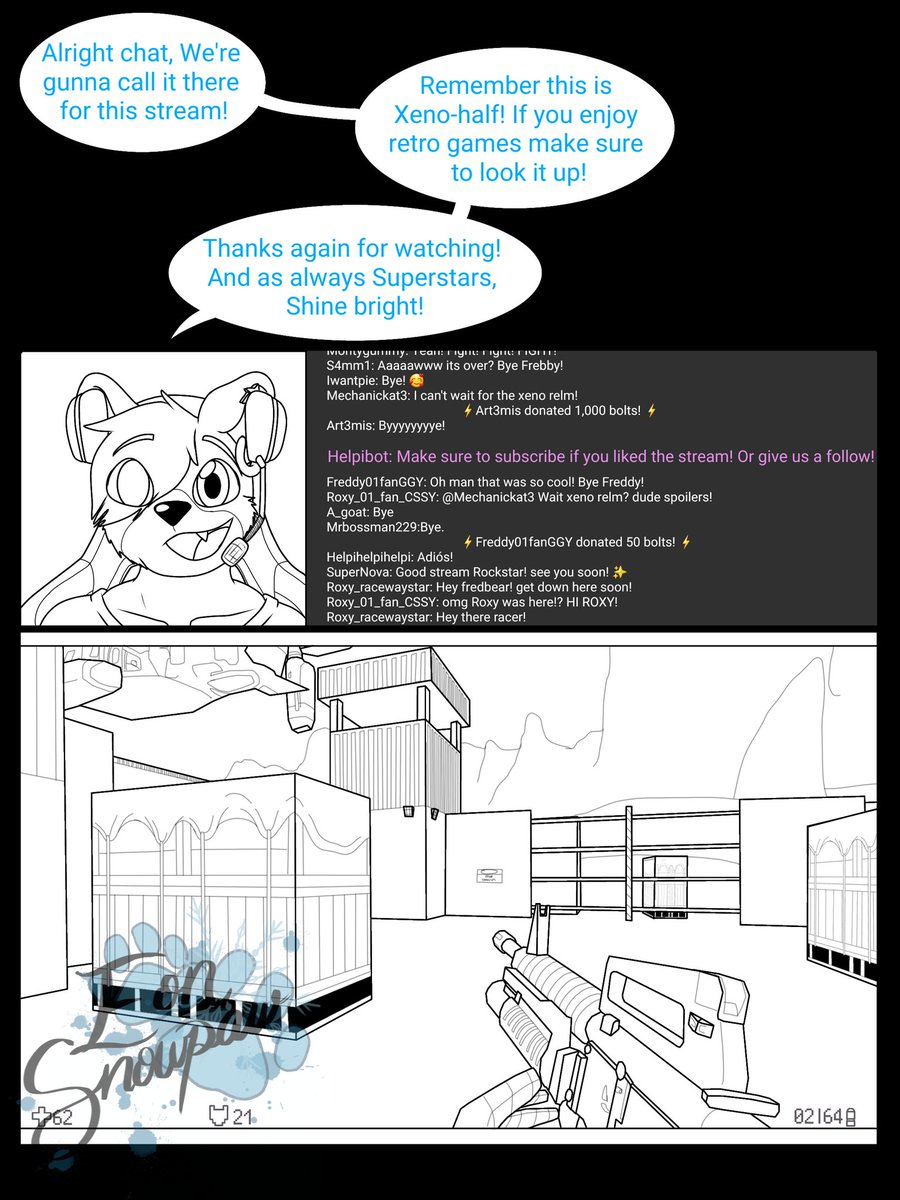 Eon7Snowpaw's tweet photo. (1/3) I've noticed I've been giving freddy more and more hair so... time to chop it off!!! and have a fun cameo in the process! thank you @/Rath_Raholand_Rejolted (on tiktok) for letting glampop be here!
#fnafau #fnafselfinsert #nova #glamrockfreddy #glampopbonnie #roxyraceway https://t.co/BBX5nAq4yd