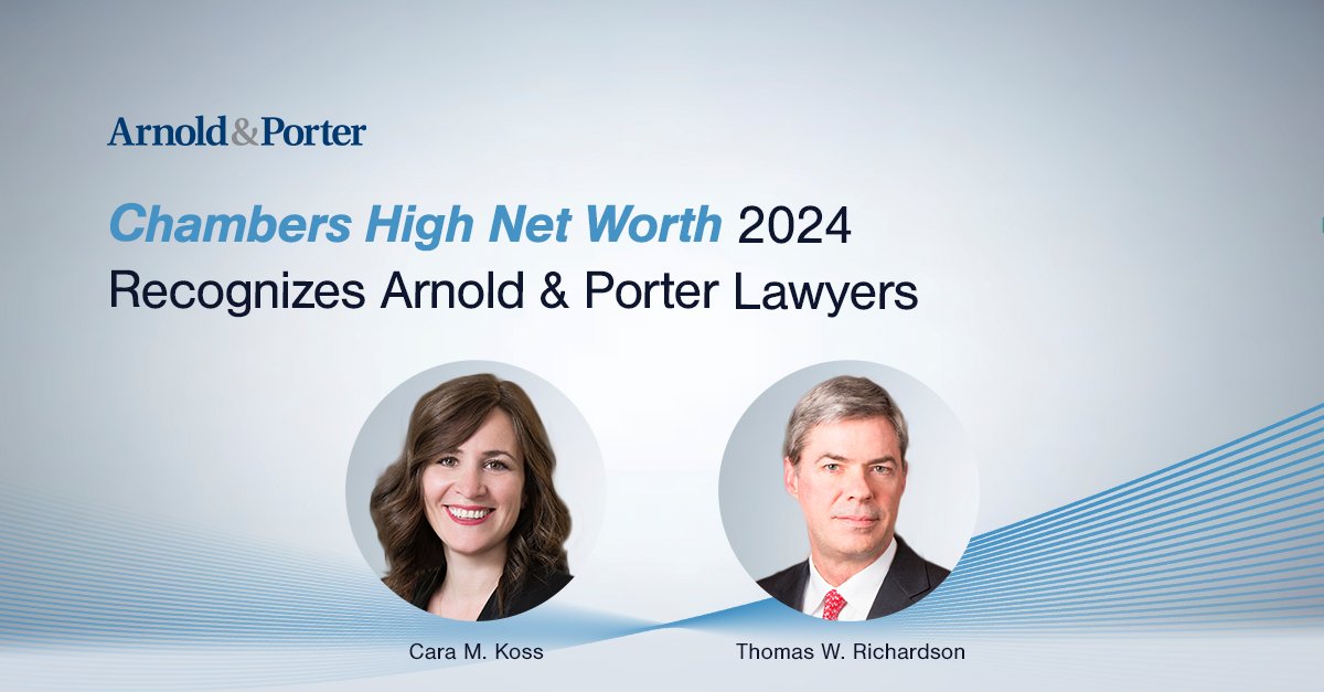 We’re thrilled to share that Chambers High Net Worth 2024 recognized the firm's private wealth law capabilities, ranking Cara Koss and Thomas Richardson.  Congrats to Thomas and Cara! Read more➡️ bit.ly/4f1qJqC <a href="/ChambersGuides/">Chambers and Partners</a>