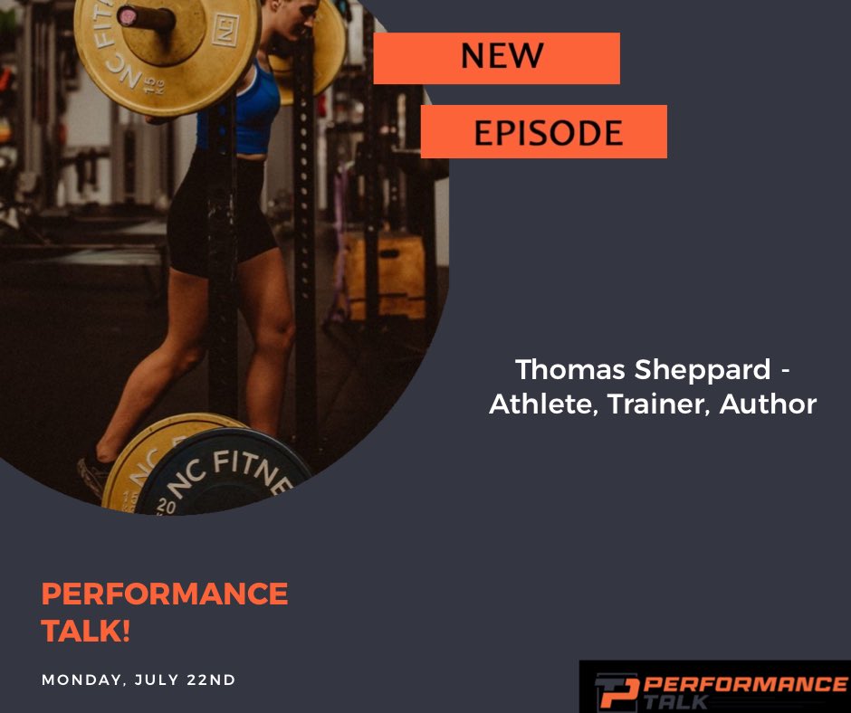 PerformanceTalk's tweet image. "Join us on July 22nd for an inspiring episode of Performance Talk featuring Thomas Sheppard - an accomplished athlete, trainer, and author. Don't miss his insights on peak performance and achieving your goals! #PerformanceTalk #Podcast #ThomasSheppard #Athlete #Trainer #Author