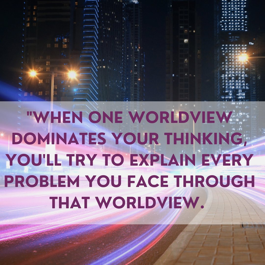 "When one worldview dominates your thinking, you'll try to explain every problem you face through that worldview. Read widely and realize there are many answers." 

-<a href="/JamesClear/">James Clear</a>