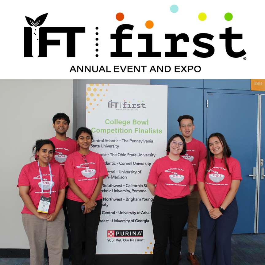 OSUFoodScience's tweet photo. Congratulations to the #OhioState College Bowl team on a great season - you did an awesome job representing the Midwest region at @IFT. #iftsa #foodscience https://t.co/2du8g6L3b0