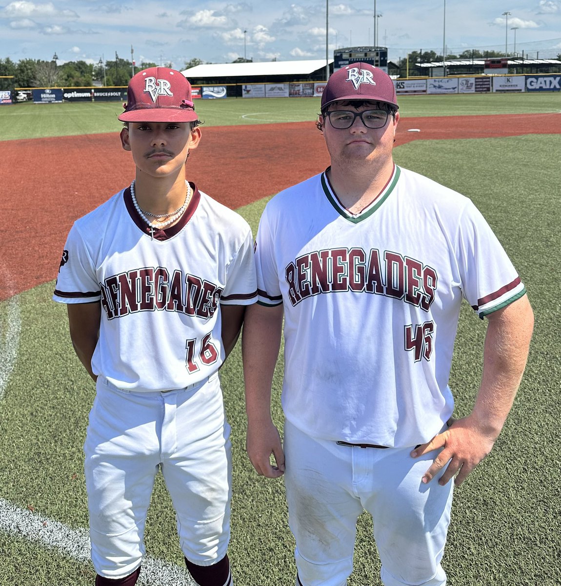 RBI Baseball (@rbibaseballtx) on Twitter photo 🔥Player of the Game🔥
Dean West #46 - WP 5IP 6k
Madisonville HS - 2025
Blane Castaneda # 16 - 1-2 2RS RBI
Caldwell HS - 2025
<a href="/BVRenegades/">BV Renegades</a> 17 White - 6
Los Tigres - 4 🔥Player of the Game🔥
Dean West #46 - WP 5IP 6k
Madisonville HS - 2025
Blane Castaneda # 16 - 1-2 2RS RBI
Caldwell HS - 2025
<a href="/BVRenegades/">BV Renegades</a> 17 White - 6
Los Tigres - 4