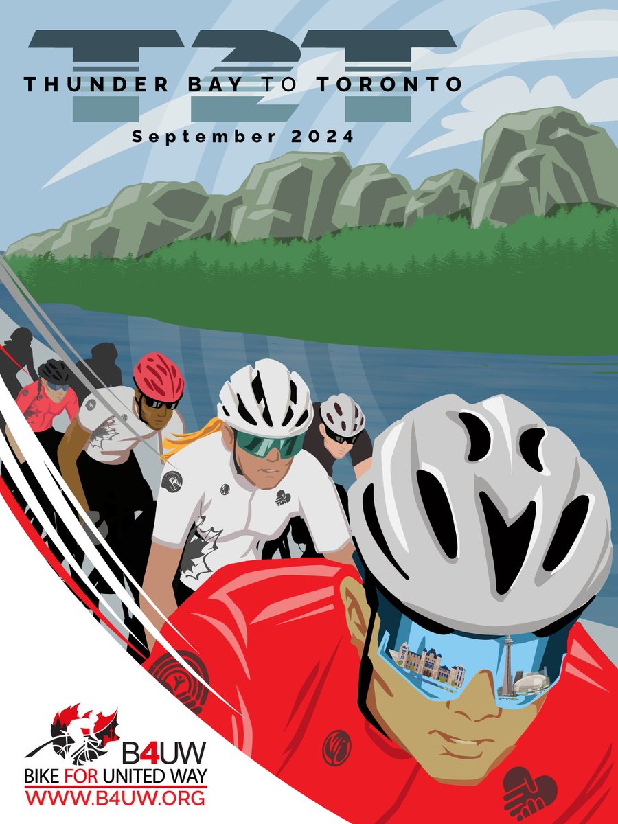 More than 2 dozen riders are getting ready for the epic tour from Thunder Bay to Toronto to raise funds for local communities. Sponsor our riders for the OPS Bike 4 United Way 2024 campaign!
b4uw.org/b4uwroutes/rid…
#Bike4UnitedWay <a href="/uwaytbay/">UnitedWay ThunderBay</a> <a href="/UWGreaterTO/">United Way Greater Toronto</a> <a href="/UWCNEO/">United Way North East Ontario</a> <a href="/weRpossibility/">United Way of Bruce Grey</a>
