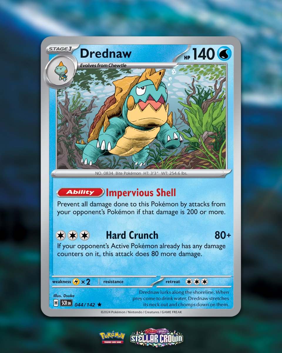 Chewtle: () Drednaw: ( ) Chewtle: () Drednaw: ( )