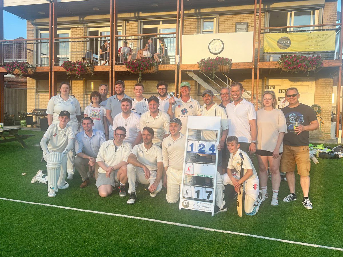 TomScoffham's tweet photo. Amazing evening playing cricket in the sun with our friends at Christie &amp; Co! After 14 years of hurt, we’ve now managed to win two in a row! Ultimately though, cricket and friendship were the winners. Looking forward to the 2025 rematch😁 Thank you @GoldenHillCC for hosting us👍 https://t.co/7GpQBdyazK