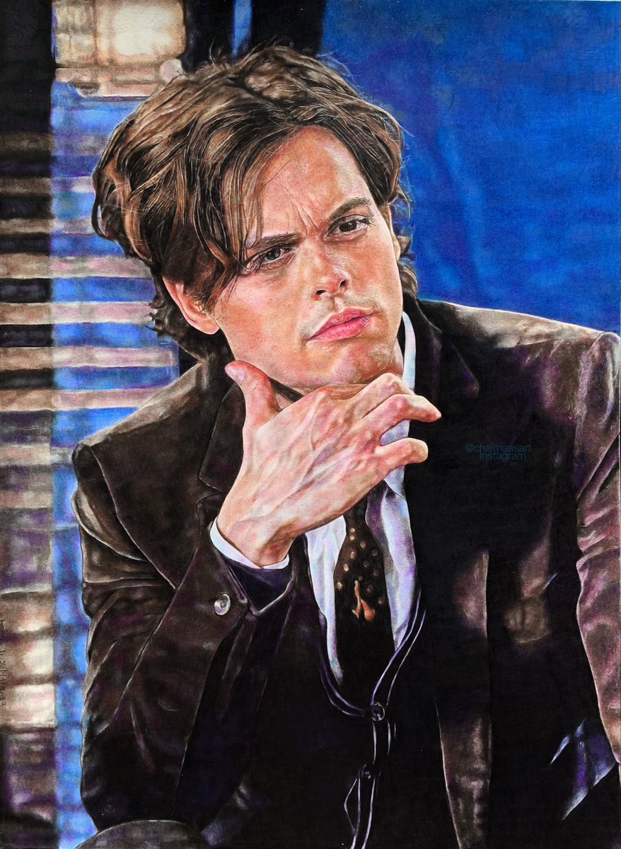 artbychaim's tweet photo. my 9th drawing of matthew gray gubler as dr .spencer reid from s7e16 ; ”a family affair” of ”criminal minds” ❦
time taken : 45-50 hours (1week and a half) 
hope you’ll like it! <3 
@GUBLERNATION @criminalminds 
#criminalminds https://t.co/B7roH8lGL8