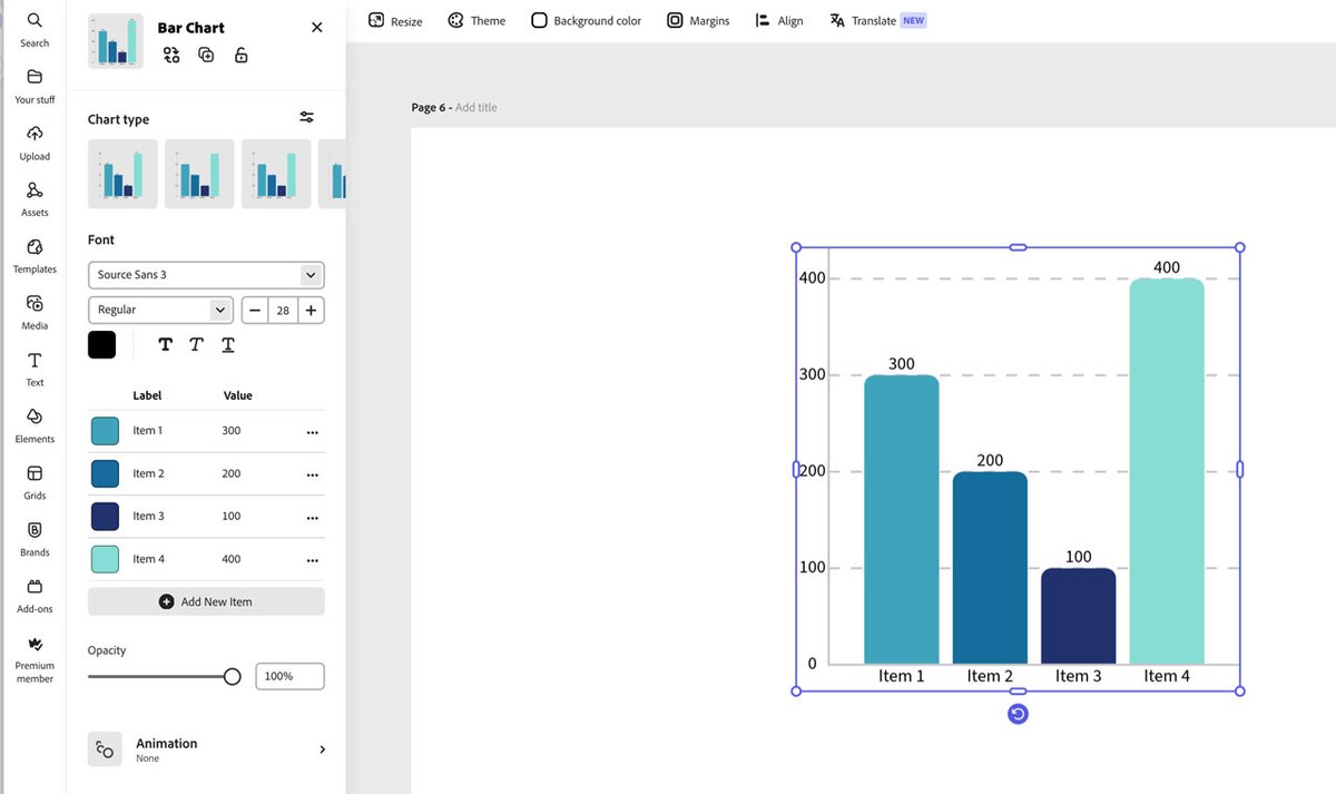 timkitchen's tweet photo. I'm excited to share the new bar-chart creation feature in Adobe Express. Find it in the Elements tool - https://t.co/k3JuMCyZ05
#AdobeEduCreative #aussieED #edchat #eLearning #Teachertips #adobeedu #FutureFocusedLearning #edtech #edtechchat #vicpln https://t.co/uhXeJ4lbjo