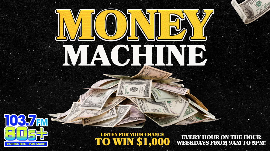 classichits1037's tweet image. The #MoneyMachine is still going!!
Listen for the keyword weekdays from 9a-5p for a chance to win $1,000! Enter the keyword here: ihe.art/omwcqqk