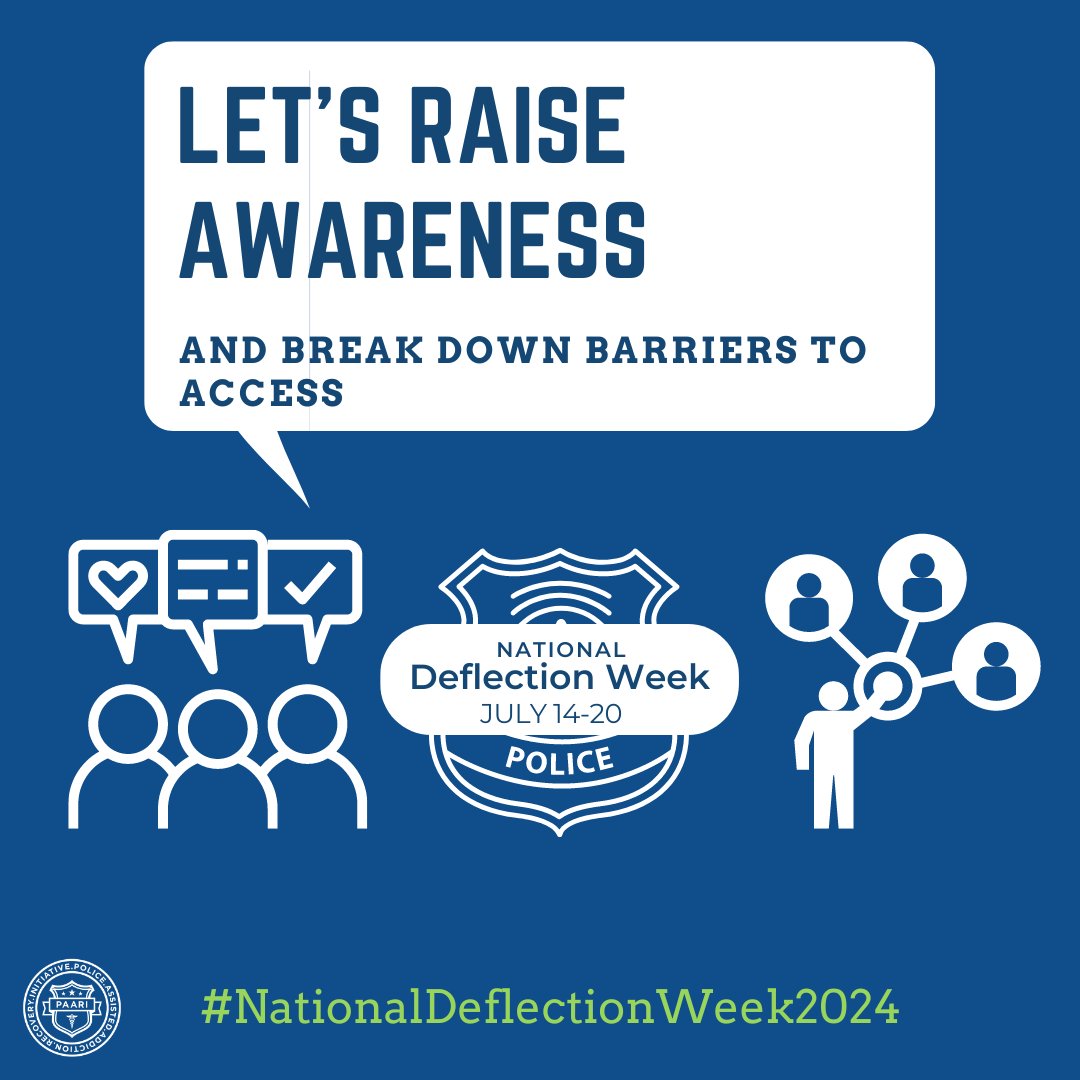 PaariUSA's tweet image. Let's raise awareness and break down barriers to access. This National Deflection Week 2024, we stand together to support those on their journey to recovery and ensure everyone has the resources they need. #DeflectionWeek

#NationalDeflectionWeek2024