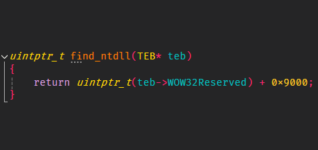 oopsmishap's tweet photo. ๐จ Loading into a WOW64 process โ๏ธ
๐ฅ Try this nice trick to reliably get ๐ ntdll.dll ๐
#redteamtips #security #redteam https://t.co/xbgbEfs4Ub