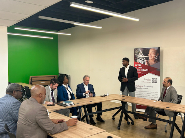 Allworld_PM's tweet photo. As a globally recognized B Corp, we are committed to our people, the planet, and our community. We had the honor of hosting a high-impact meeting at our headquarters with the Dilawar Syed, Deputy Administrator U.S. Small Business Administration in support of small business owers. https://t.co/6sRKY6mNe1