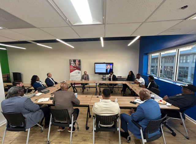 Allworld_PM's tweet photo. As a globally recognized B Corp, we are committed to our people, the planet, and our community. We had the honor of hosting a high-impact meeting at our headquarters with the Dilawar Syed, Deputy Administrator U.S. Small Business Administration in support of small business owers. https://t.co/6sRKY6mNe1