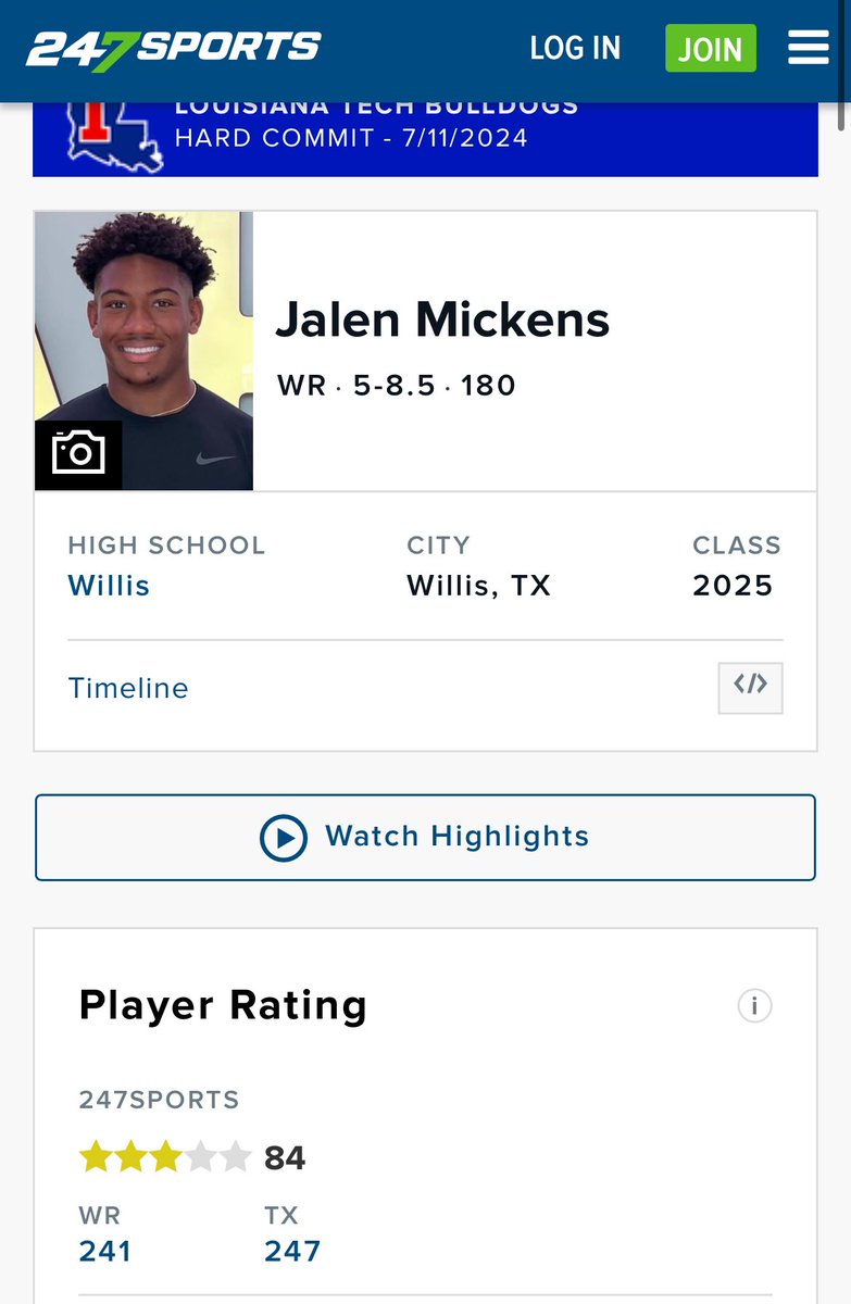 Jalen Mickens (@jalenmickens4) on Twitter photo Thanks to 247 for ranking me as a 3☆
<a href="/CoachTMiller18/">Trent Miller</a> @DelfonteDiamond
<a href="/ParkerThune/">Parker Thune</a> <a href="/MikeRoach247/">Mike Roach</a> <a href="/BHoward_11/">Brandon Howard</a> Thanks to 247 for ranking me as a 3☆
<a href="/CoachTMiller18/">Trent Miller</a> @DelfonteDiamond
<a href="/ParkerThune/">Parker Thune</a> <a href="/MikeRoach247/">Mike Roach</a> <a href="/BHoward_11/">Brandon Howard</a>