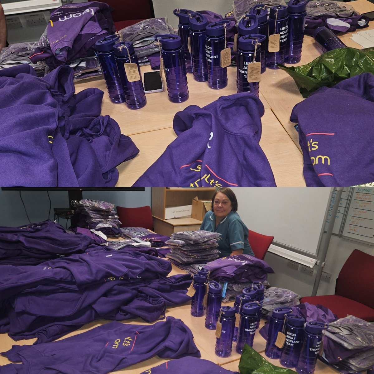 Ann Marie (@annmarie02) on Twitter photo 2 WEEKS TO GO...another day closer to the games 🎉🎉
Been hard at it getting kit sorted & packed up ready for our trip to the Nottingham transplant games 🙌
Can't wait to see everyone there 😁
<a href="/LeedsHospitals/">Leeds Teaching Hospitals</a> <a href="/LDShospcharity/">Leeds Hospitals Charity</a> <a href="/leeds_liver/">Leeds Liver Transplant and Hepatology</a> <a href="/LTHTKidneys/">Leeds Kidney Transplant</a> <a href="/share_wishes/">Share Your Wishes</a> @WHBTG <a href="/NHSBT/">NHS Blood+Transplant</a> 2 WEEKS TO GO...another day closer to the games 🎉🎉
Been hard at it getting kit sorted & packed up ready for our trip to the Nottingham transplant games 🙌
Can't wait to see everyone there 😁
<a href="/LeedsHospitals/">Leeds Teaching Hospitals</a> <a href="/LDShospcharity/">Leeds Hospitals Charity</a> <a href="/leeds_liver/">Leeds Liver Transplant and Hepatology</a> <a href="/LTHTKidneys/">Leeds Kidney Transplant</a> <a href="/share_wishes/">Share Your Wishes</a> @WHBTG <a href="/NHSBT/">NHS Blood+Transplant</a>