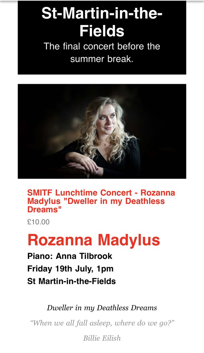 Rozanna Madylus (@rozanna_m) on Twitter photo Join <a href="/AnnaTilbrook/">Anna Tilbrook</a> and me tomorrow lunchtime <a href="/smitf_london/">St Martin-in-the-Fields</a> <a href="/CityMusicF/">City Music Foundation</a> for a programme that will be sure to cool you down 🥶 Featuring the world premiere of John Casken’s Four Ghost Songs… stmartin-in-the-fields.org/calendar/rozan… Join <a href="/AnnaTilbrook/">Anna Tilbrook</a> and me tomorrow lunchtime <a href="/smitf_london/">St Martin-in-the-Fields</a> <a href="/CityMusicF/">City Music Foundation</a> for a programme that will be sure to cool you down 🥶 Featuring the world premiere of John Casken’s Four Ghost Songs… stmartin-in-the-fields.org/calendar/rozan…