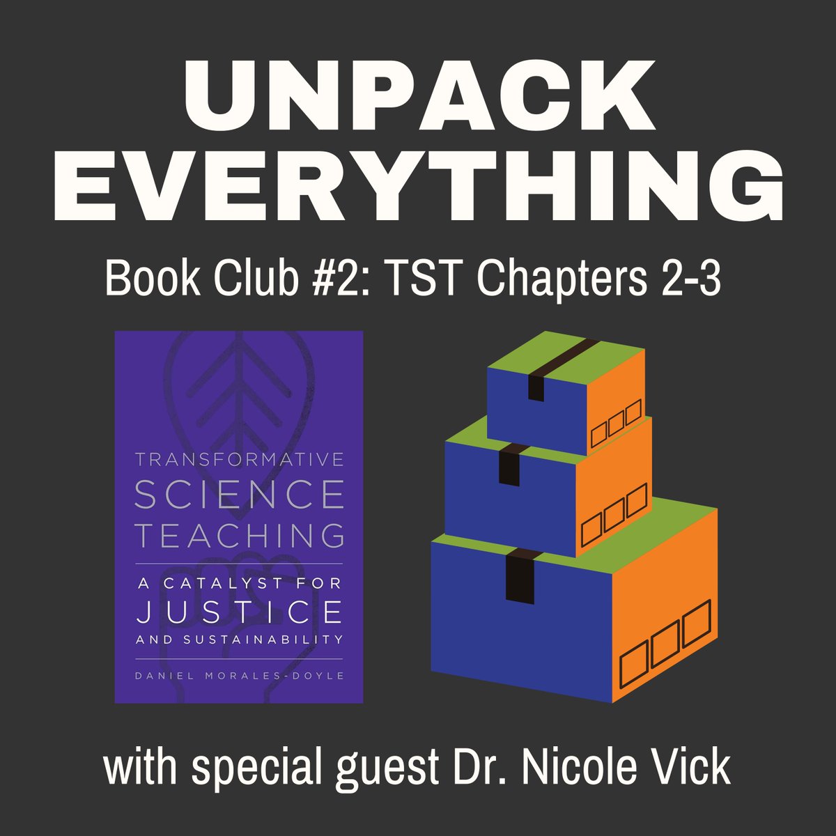 Unpack Everything Podcast (@sciedpod) on Twitter photo In case you missed it, Book Club #2 dropped over the weekend! We dig deep with <a href="/MsVickScience/">Nicole Vick, Ed.D.</a>
open.spotify.com/episode/38xy12… In case you missed it, Book Club #2 dropped over the weekend! We dig deep with <a href="/MsVickScience/">Nicole Vick, Ed.D.</a>
open.spotify.com/episode/38xy12…