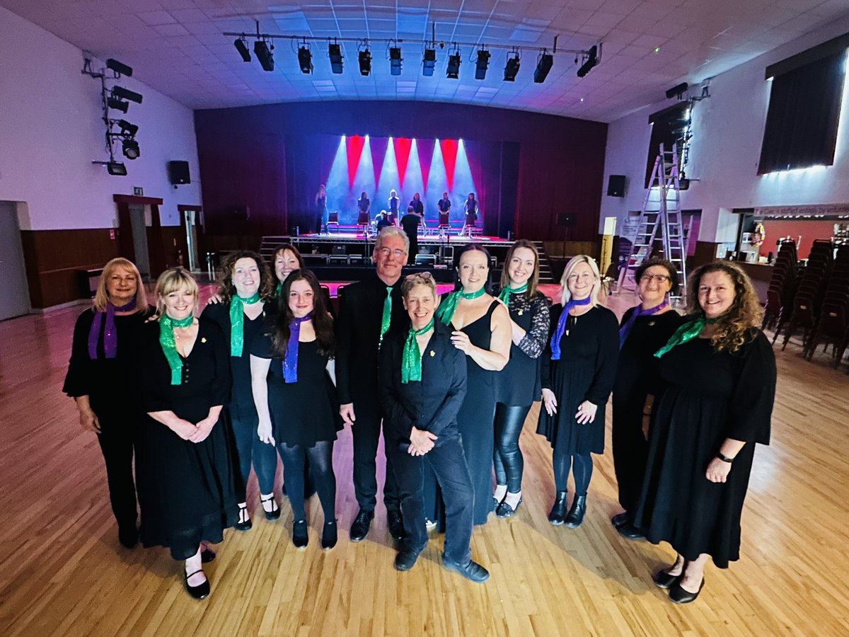 Fantastic dress rehearsal tonight for our ‘Concert for Queenscourt’ <a href="/QCHospice/">Queenscourt Hospice</a>