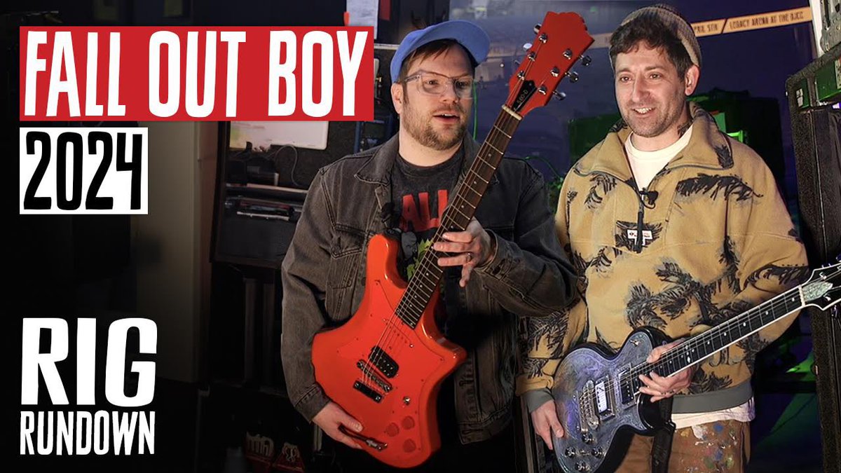falloutboy's tweet photo. got a DOUBLE whammy for you 🎸🥁  dig into the instruments we use on tour with @premierguitar + @DrumRundown 👇🏻👇🏻

Rig Rundown: https://t.co/yuFrBb65EP

Drum Rundown: https://t.co/svYSWxLDkD https://t.co/n1vHeMQeuc