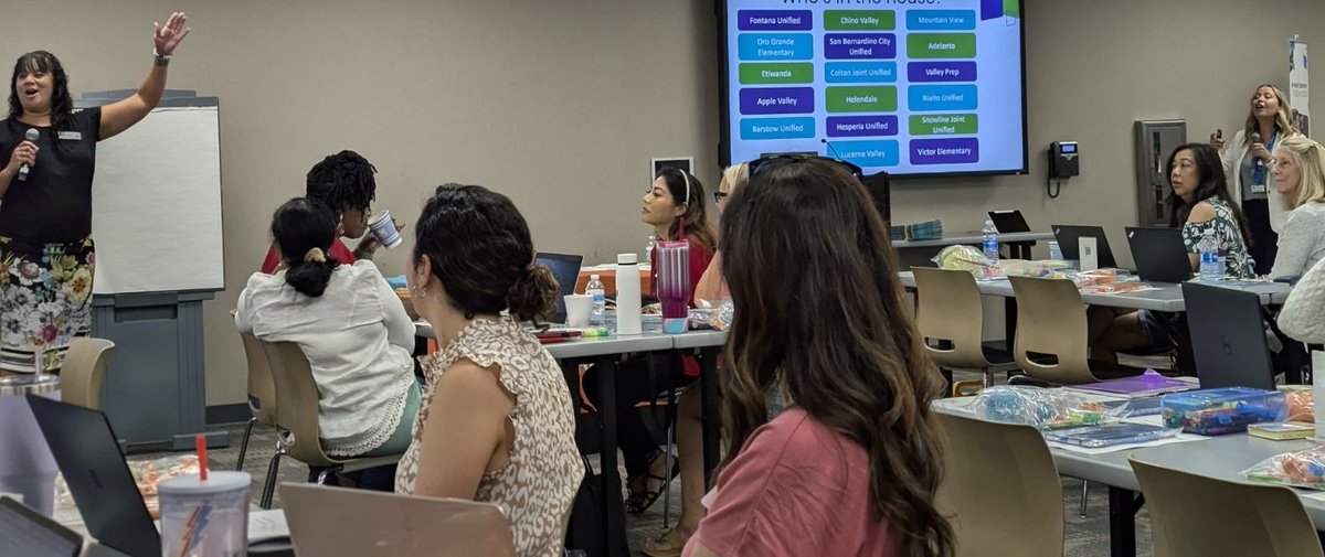 SBCSS Curriculum/Instruction, Academic Enrichment (@sbcss_c_i_a_e) on Twitter photo Kicking off the 2024-25 school year at the SBCSS & iReady workshop on teaching and learning today! <a href="/sbcss_math/">SBCSS Mathematics</a> <a href="/SBCSS_MultiEd/">SBCSS Multilingual Education</a> <a href="/sbcss_arts_ed/">SBCSS Arts Education</a> <a href="/SBCo_Supt_Ted/">Ted Alejandre</a> <a href="/SBCountySchools/">San Bernardino County Superintendent of Schools</a> Kicking off the 2024-25 school year at the SBCSS & iReady workshop on teaching and learning today! <a href="/sbcss_math/">SBCSS Mathematics</a> <a href="/SBCSS_MultiEd/">SBCSS Multilingual Education</a> <a href="/sbcss_arts_ed/">SBCSS Arts Education</a> <a href="/SBCo_Supt_Ted/">Ted Alejandre</a> <a href="/SBCountySchools/">San Bernardino County Superintendent of Schools</a>