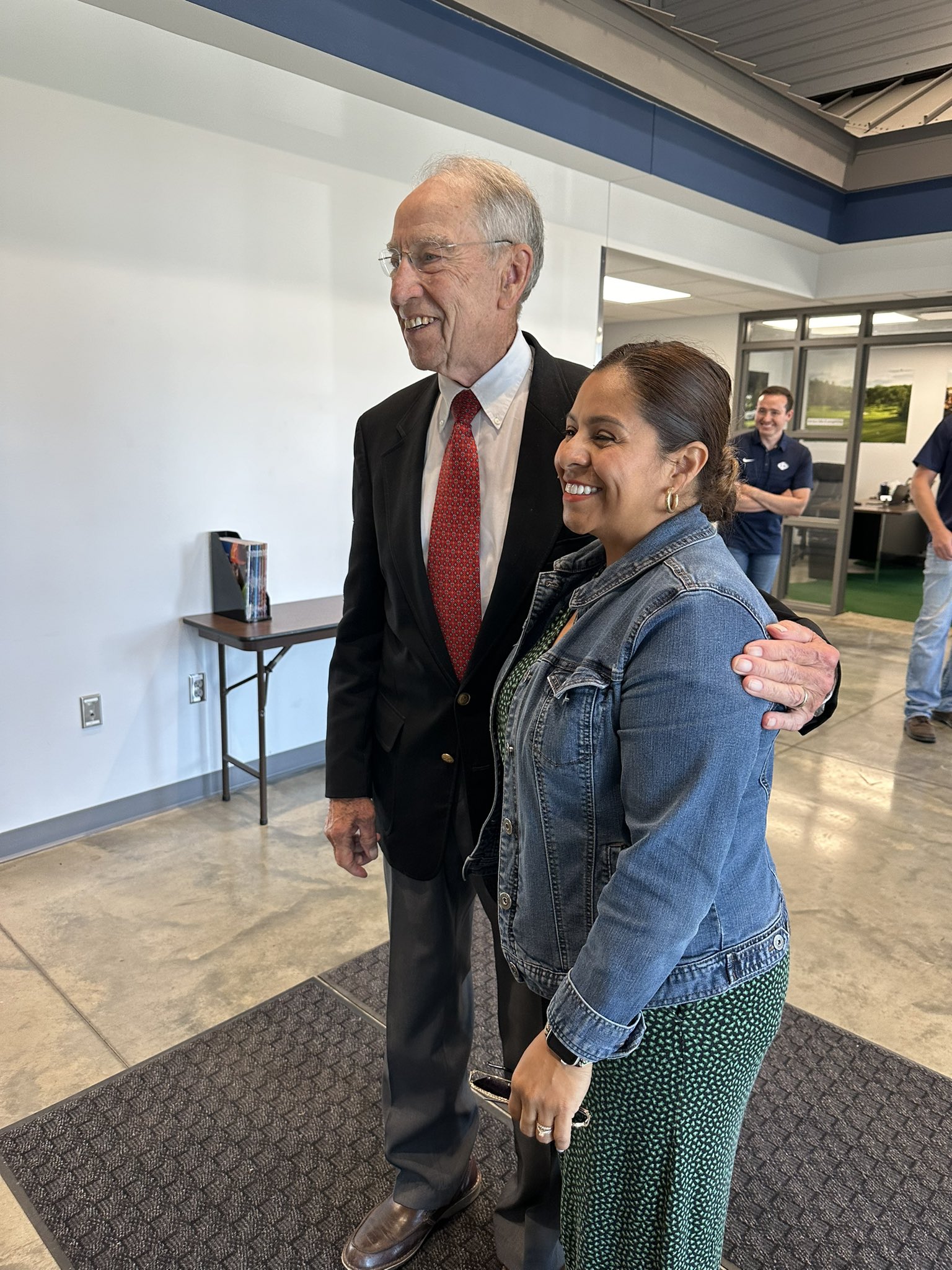 Chuck Grassley on X: &ldquo;Q&amp;A/tour at Iowa Central Community College 
