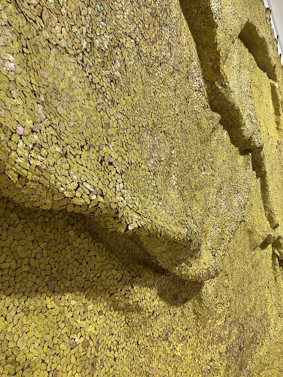 Stunning artwork by Ghanaian artist El Anatsui both inside and outside Talbot Rice Gallery. Scottish Mission Book Depot Keta is a fascinating visualisation of Edinburgh and the material legacies of Presbyterian mission. Worth reflection as artistic exploration of reverse mission