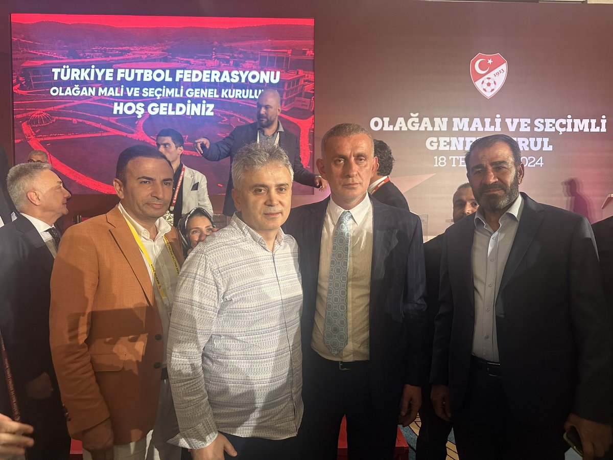 KandazogluMurat's tweet photo. Bugün yapılan Türkiye Futbol Federasyonu Olağan Mali ve Seçimli Genel Kurulu’nda TFF Başkanı olarak seçilen Sayın İbrahim Hacıosmanoğlu’nu tebrik ediyor, kendisine ve yeni yönetim kuruluna başarılar dileriz.
Türk futbolu ve amatör futbol camiasına hayırlı olsun.@haciosmanibo61 https://t.co/h37a1xI6EA
