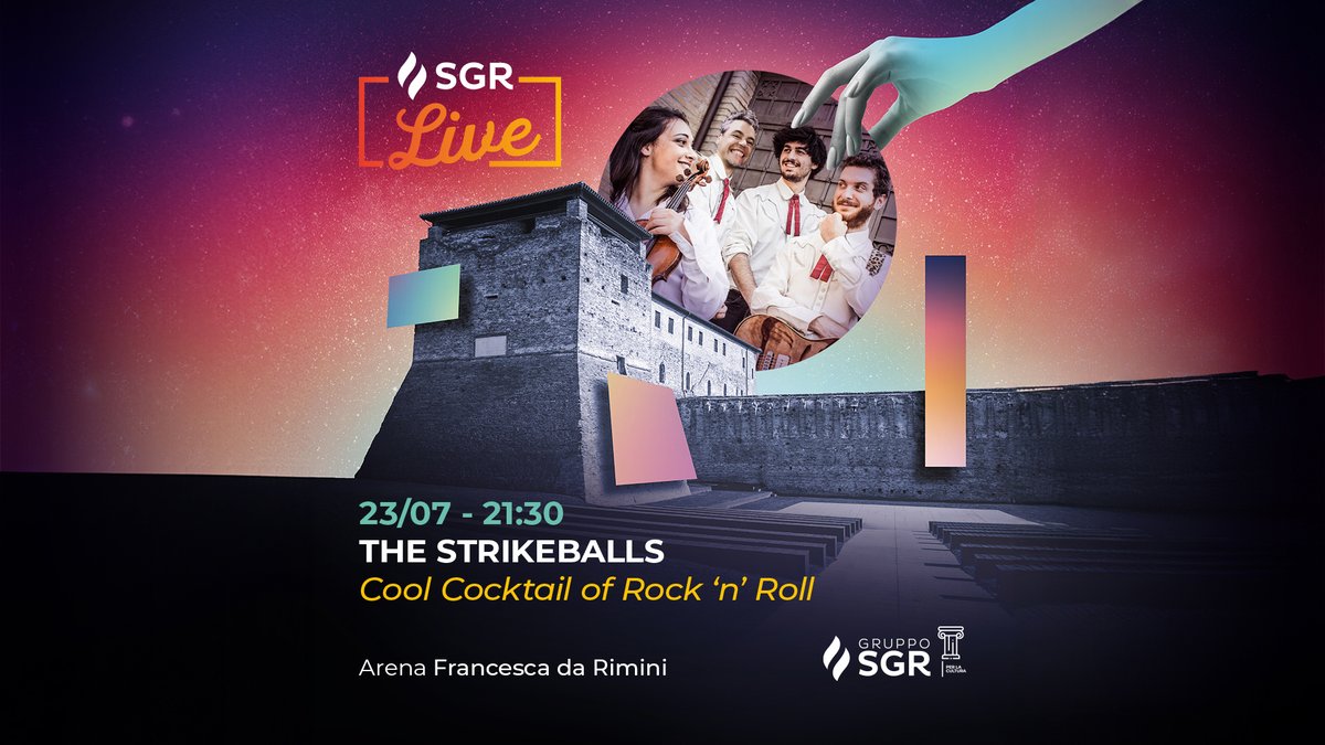 strikeballs's tweet photo. 🎸✨ Martedì 27 Luglio, unisciti a noi a #Rimini per una serata di rock'n'roll alle mura del #CastelSismondo! 🎶🕤 Inizio ore 21:30 presso l'Arena Piazza Francesca. Non mancare!

#SGR #EventiRimini #MusicaLive #Divertimento https://t.co/4ZQY5sGYQd