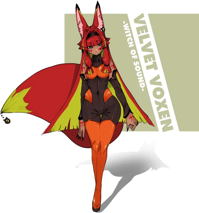 Drew Velvet again, changed her in the slightest ways. 