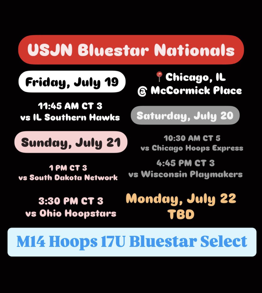 Chloe Van Horn 2025 (@chloevanhorn21) on Twitter photo I can’t believe I have one AAU tournament left of my career. Ready to finish it strong!! Come out and watch <a href="/M14Hoops_Girls/">Team M-XIV Girls</a> 17U Bluestar Select battle this weekend at McCormick Place!! I can’t believe I have one AAU tournament left of my career. Ready to finish it strong!! Come out and watch <a href="/M14Hoops_Girls/">Team M-XIV Girls</a> 17U Bluestar Select battle this weekend at McCormick Place!!
