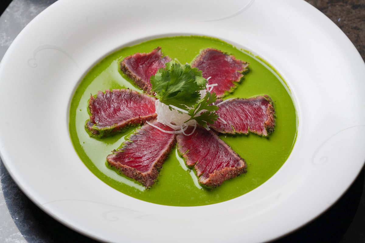 Savor the summer with our light and refreshing Tuna Tataki Cilantro Dressing. #Nobu #NobuRestaurants