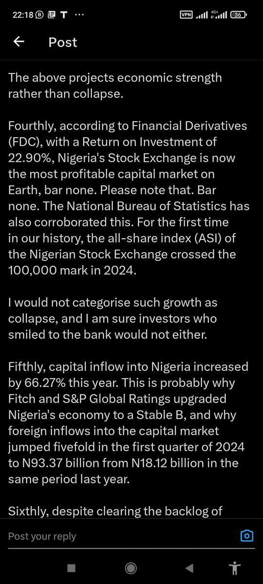 DDigisoul's tweet photo. We all knew that you have no truth to tell the President but you are still pained from the election lost. Here are facts to canter your lies about the economy from your party member. https://t.co/QKZv6yvHv9