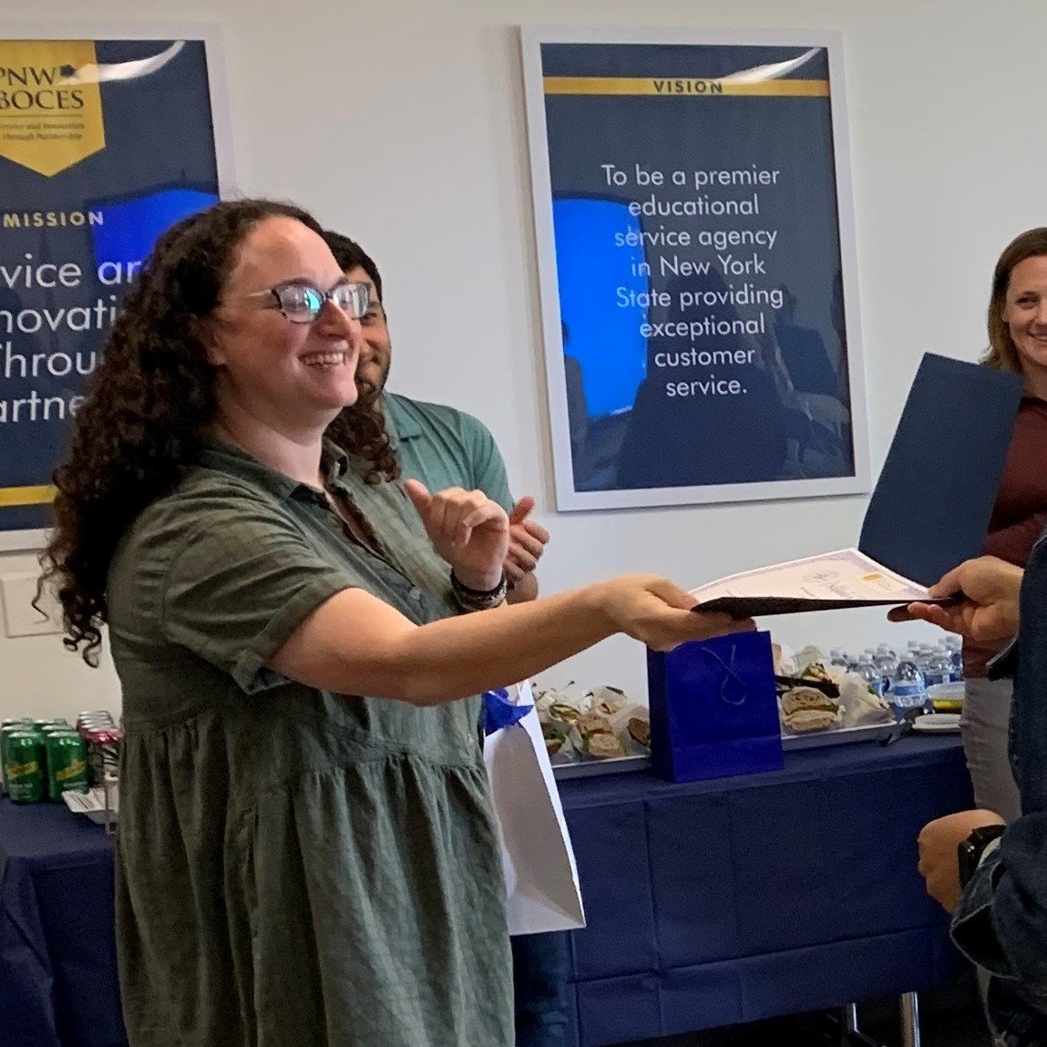 FSLA Cohort XIII was treated to a special gathering to mark the end of their summer classes and celebrate that they have now completed 60% of the program!  So proud of these exceptional budding leaders... onward it is! <a href="/pnwboces/">PNW BOCES</a> <a href="/kproctor1517/">Keturah P. (she/her/hers)</a> <a href="/TashaPLPM/">Tasha Wright</a> <a href="/GrowLeadImpact/">Stalina Hernandez-Feliciano</a>