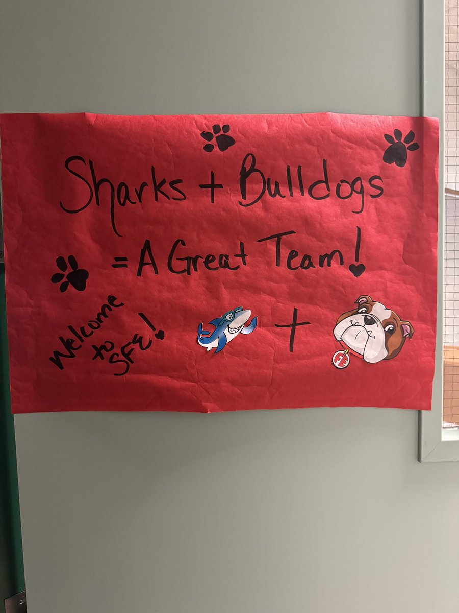Feeling welcomed and excited for this adventure to begin!!! <a href="/HumbleISD_FE/">Foster Elementary</a> #ridethewave