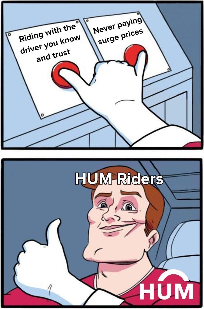 HUMRideshare's tweet photo. Avoiding predatory surge pricing and riding with a trusted driver are just two of the many benefits of riding with HUM.
Download the app today to get $5 off your first ride!
#HUM #HUMRideshare #RideWithHUM #RideshareDoneRight #RideshareSimplified #RideshareRevolution #rideshare https://t.co/mb7JUmGpuB