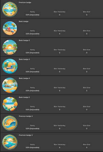 RobloxEventNews's tweet image. 🚨BREAKING🚨
⚠️ROBLOX SUMMER EVENT⚠️

3 games now have 8 summer themed badges, all most likely for the upcoming summer event!

Confirmed games:

- Adopt Me
- Slap Battles
- Launch Into Space Simulator

#Roblox #RobloxEvent #RobloxNews