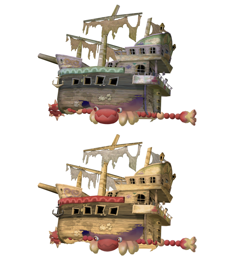Niment_'s tweet photo. Some before and afters of a few of my Kirby GCN models that I've polished up recently (before is on the top, after is on the bottom) https://t.co/3zIioESyOU